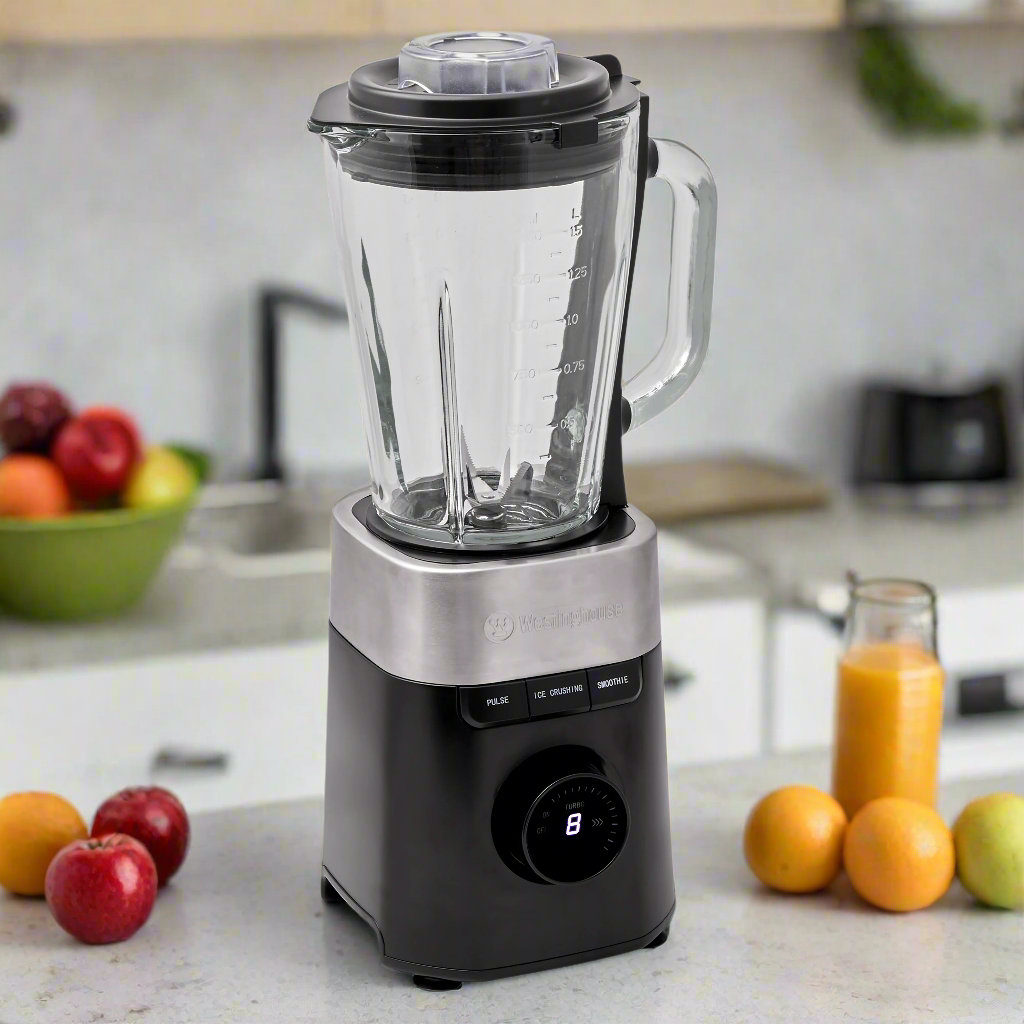 Westinghouse Blender 900W Digital Display Glass Jug