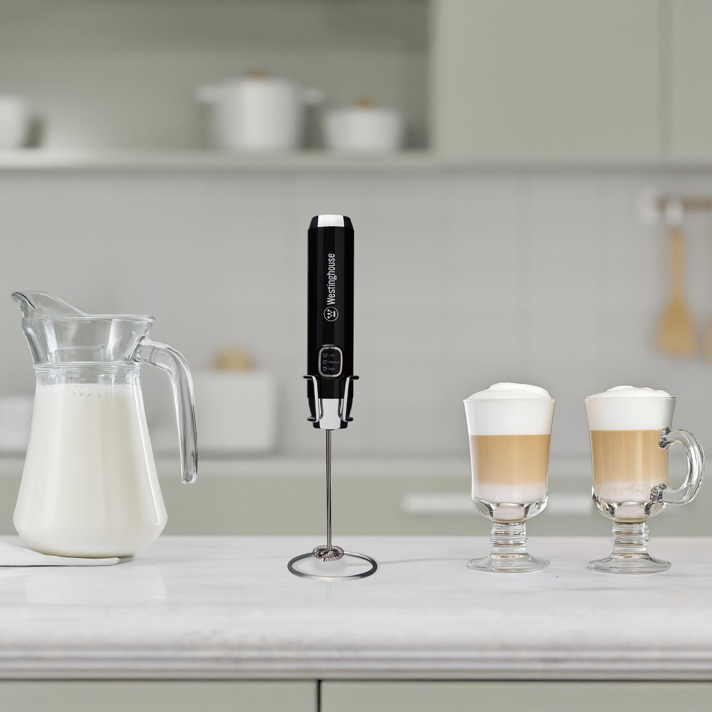 Westinghouse Milk Frother 3.7V Slim Design USB Rechargeable
