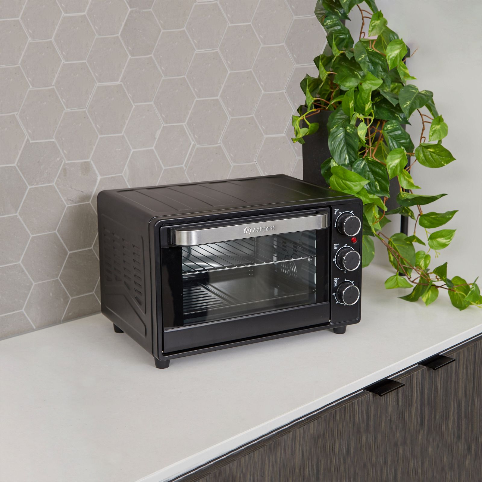 Small bench top oven top