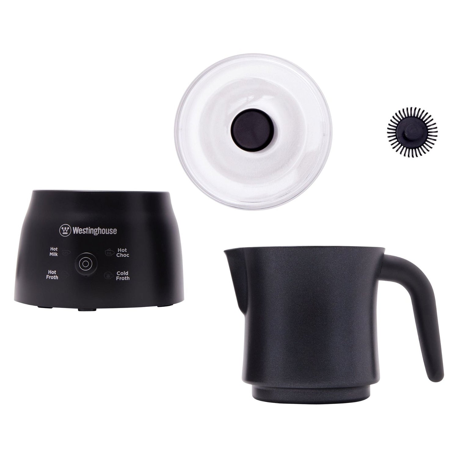 Westinghouse Milk Frother 250ml Black - -
