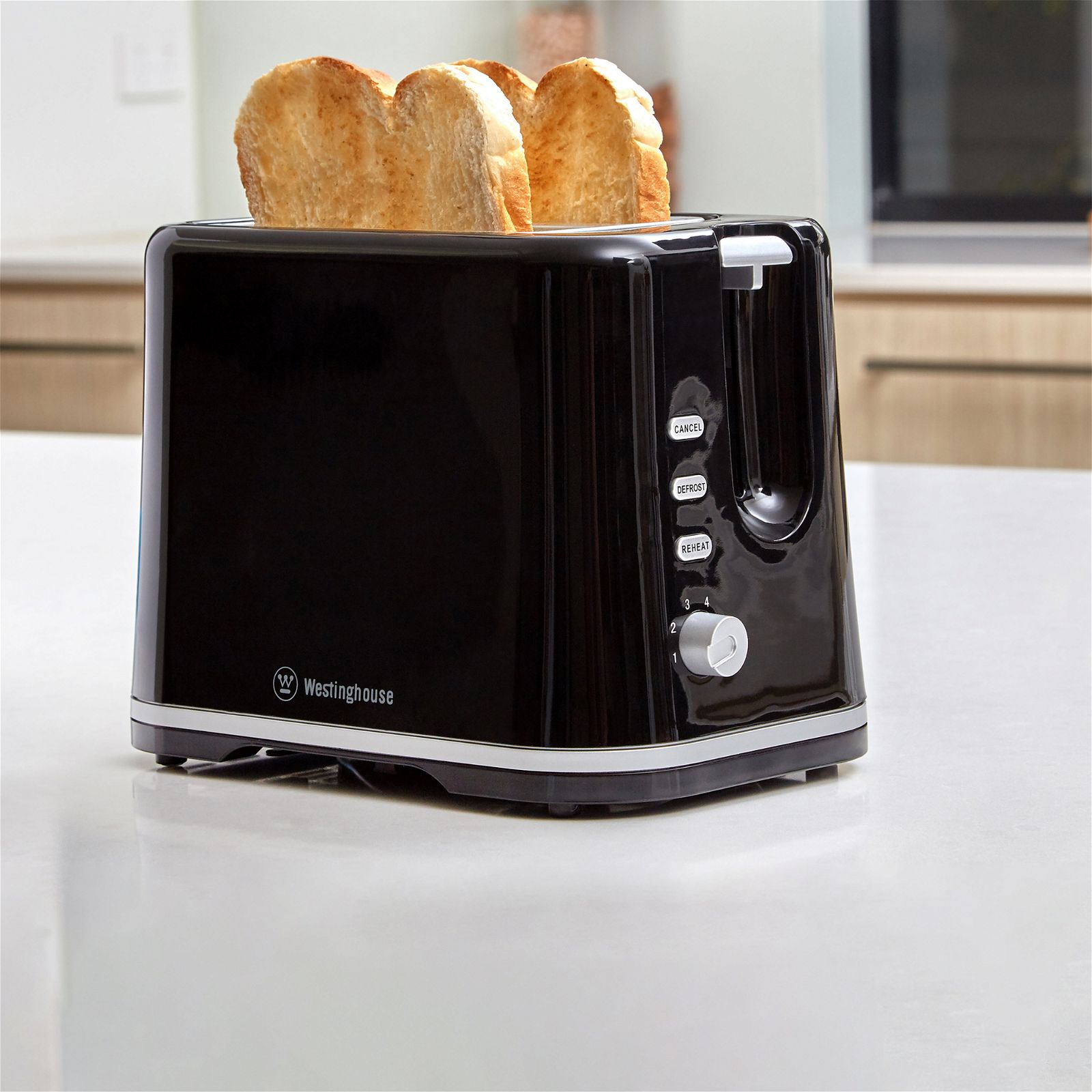 [新品未開封品] White Westinghouse　WCS 230海外仕様 Westinghouse Toaster 2 Slice Black