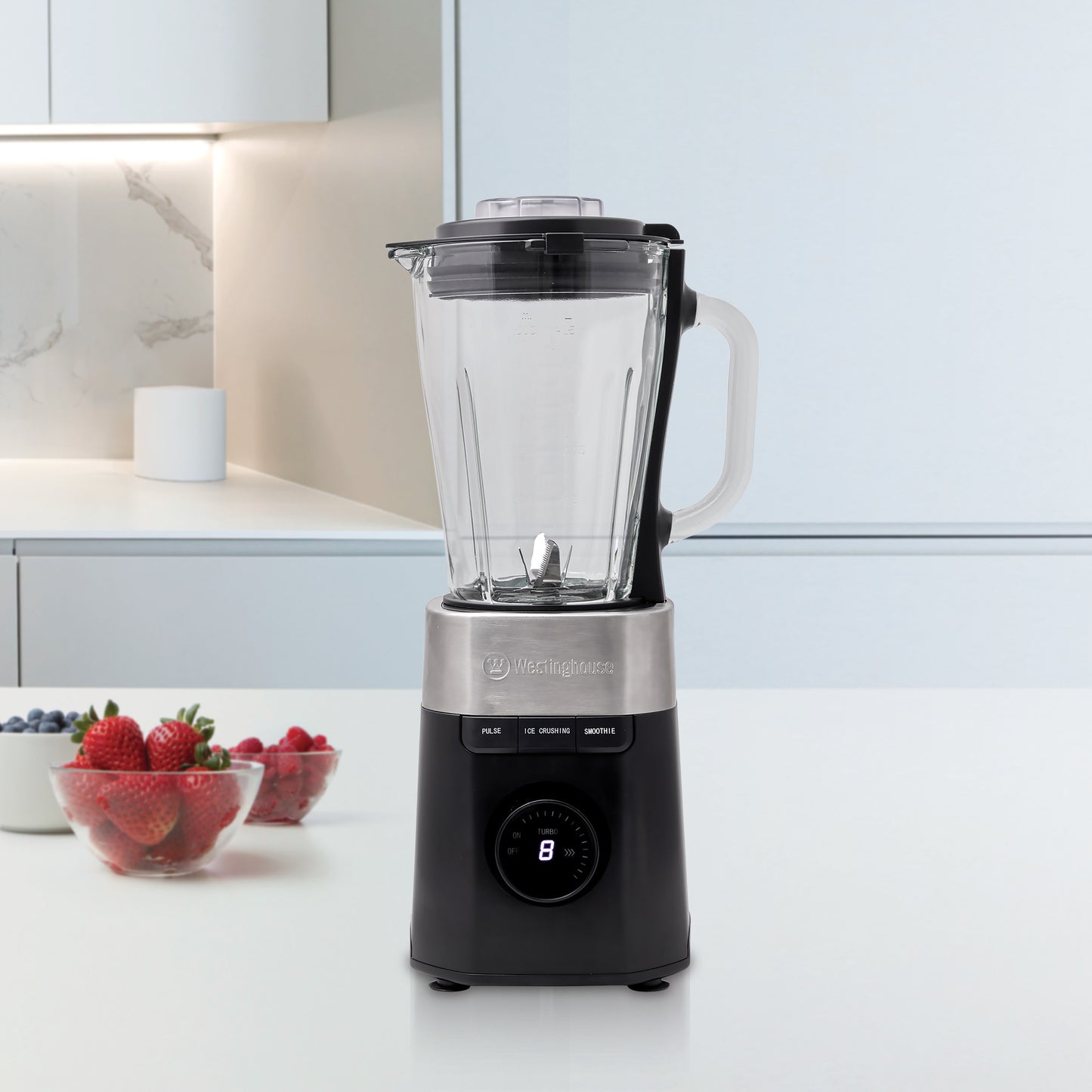 Westinghouse Blender 900W Digital Display 1.5L Glass Jug