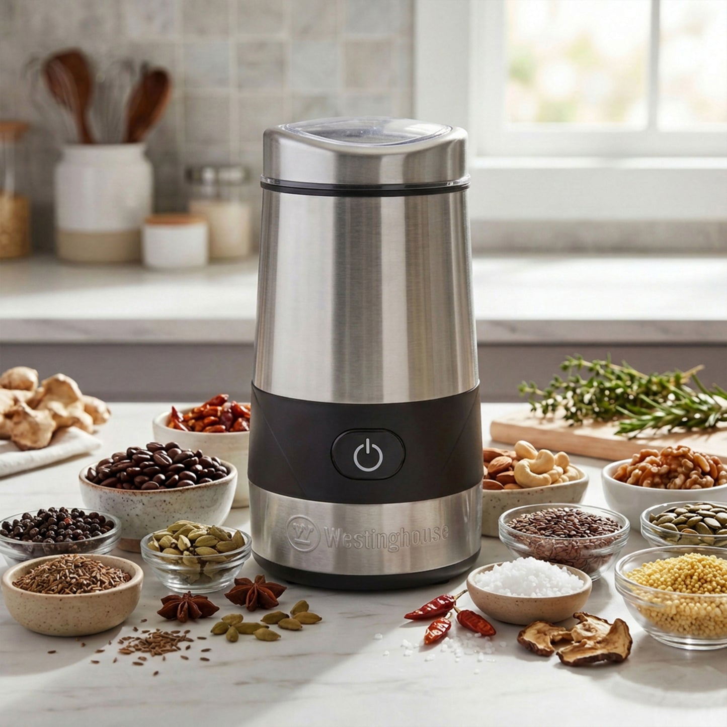 Westinghouse Multipurpose Grinder 60g Stainless Steel