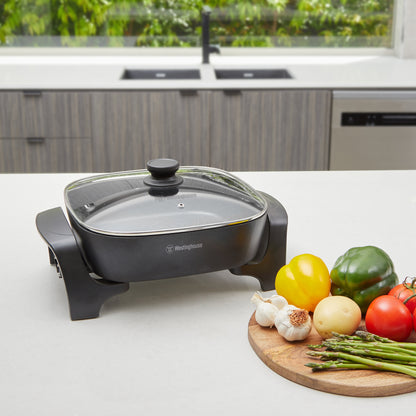 Westinghouse Square Frypan 2000W with Cast in Element