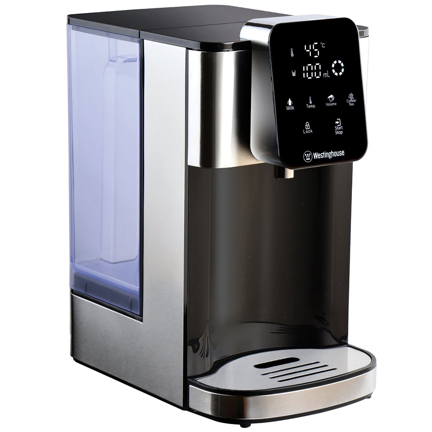 Westinghouse Instant Hot Water Dispenser 4L Removable Jug Stainless Steel