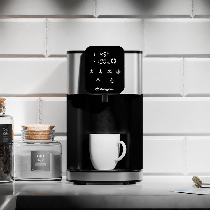 Westinghouse Instant Hot Water Dispenser 4L Removable Jug Stainless Steel