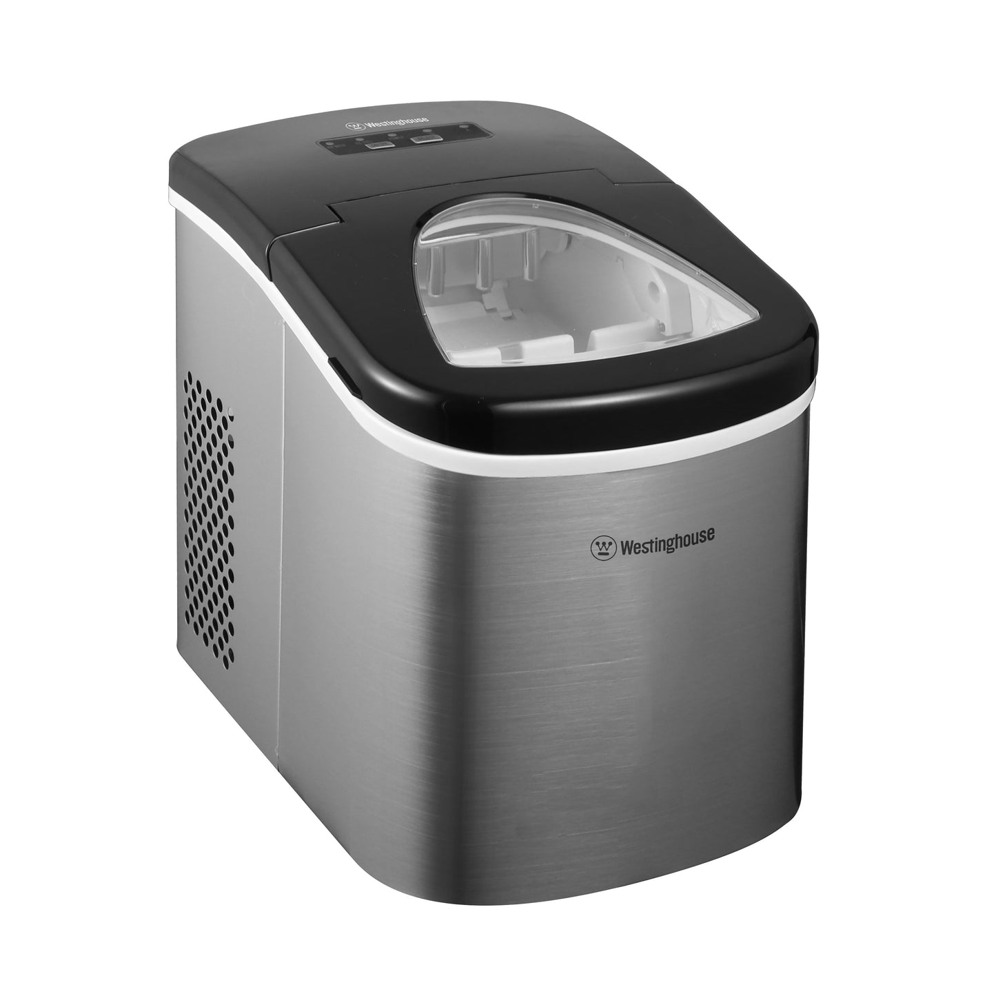 Westinghouse Ice Maker –  12kg, 1.3L, Portable Stainless Steel Countertop Machine