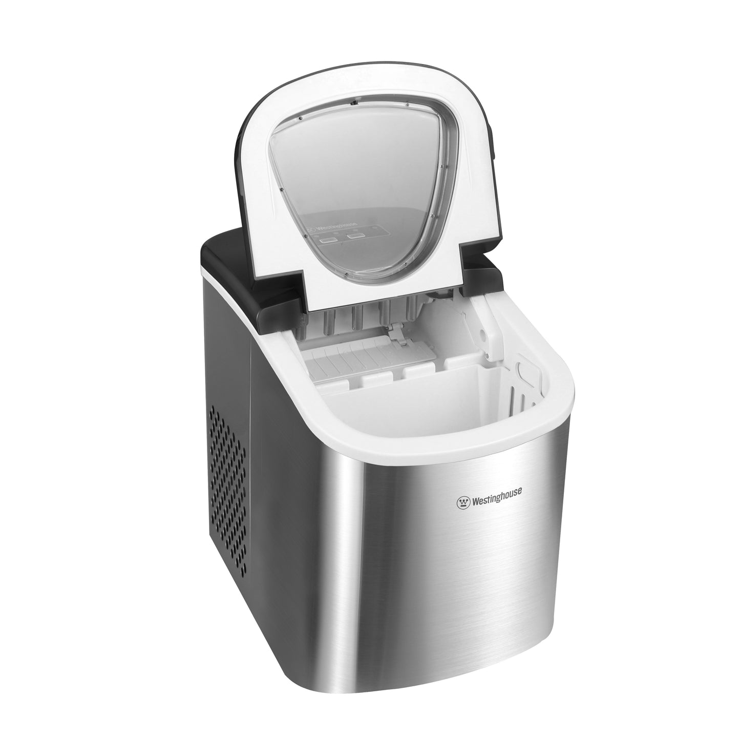 Westinghouse Ice Maker –  12kg, 1.3L, Portable Stainless Steel Countertop Machine