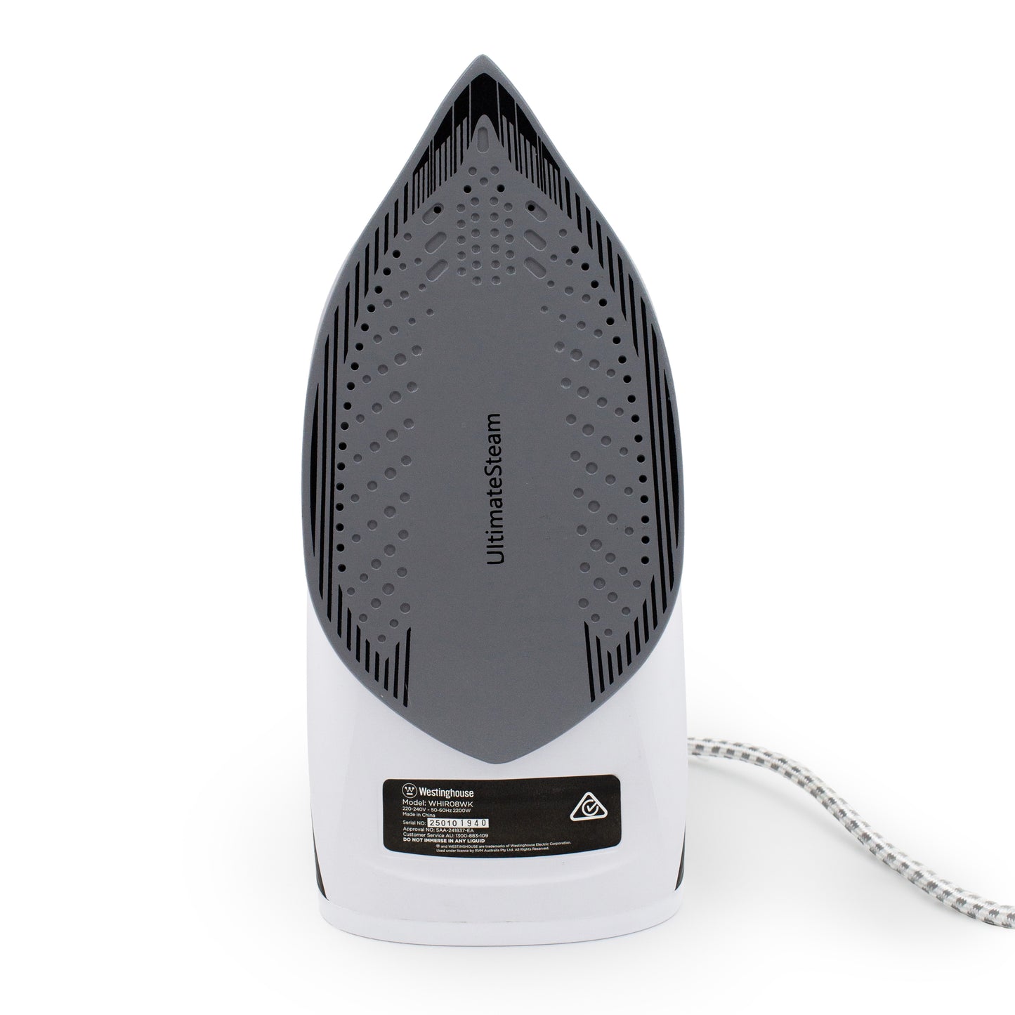 Westinghouse Steam Iron 2200W 260ml Black & White