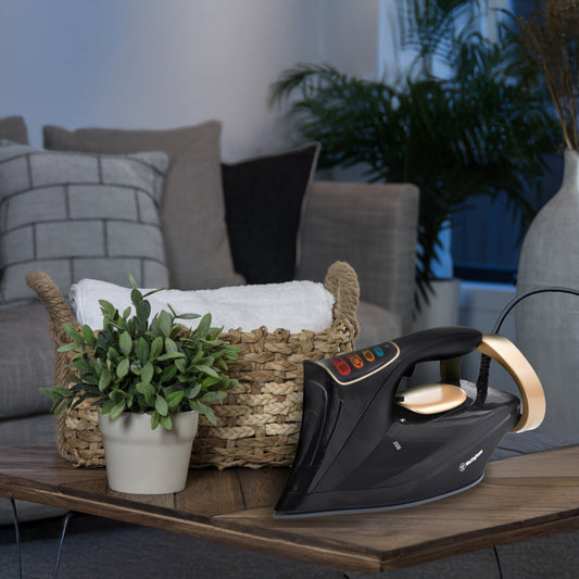 Westinghouse Premium Steam Iron 2200W 300ml Black & Gold