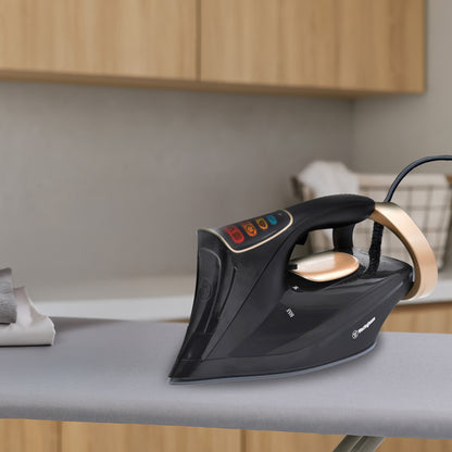 Westinghouse Premium Steam Iron 2200W 300ml Black & Gold