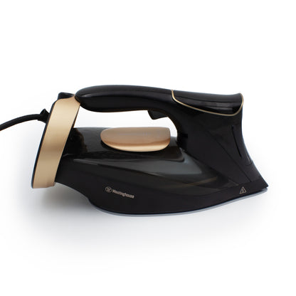 Westinghouse Premium Steam Iron 2200W 300ml Black & Gold