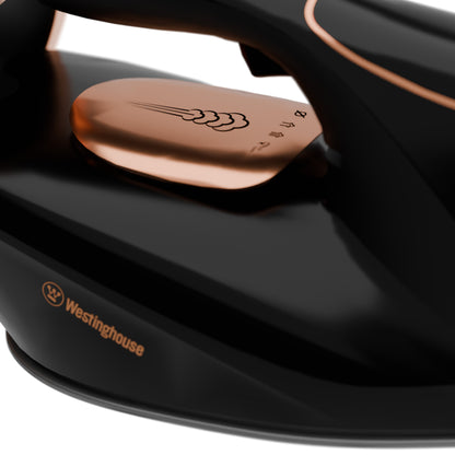 Westinghouse Premium Steam Iron 2200W 300ml Black & Gold