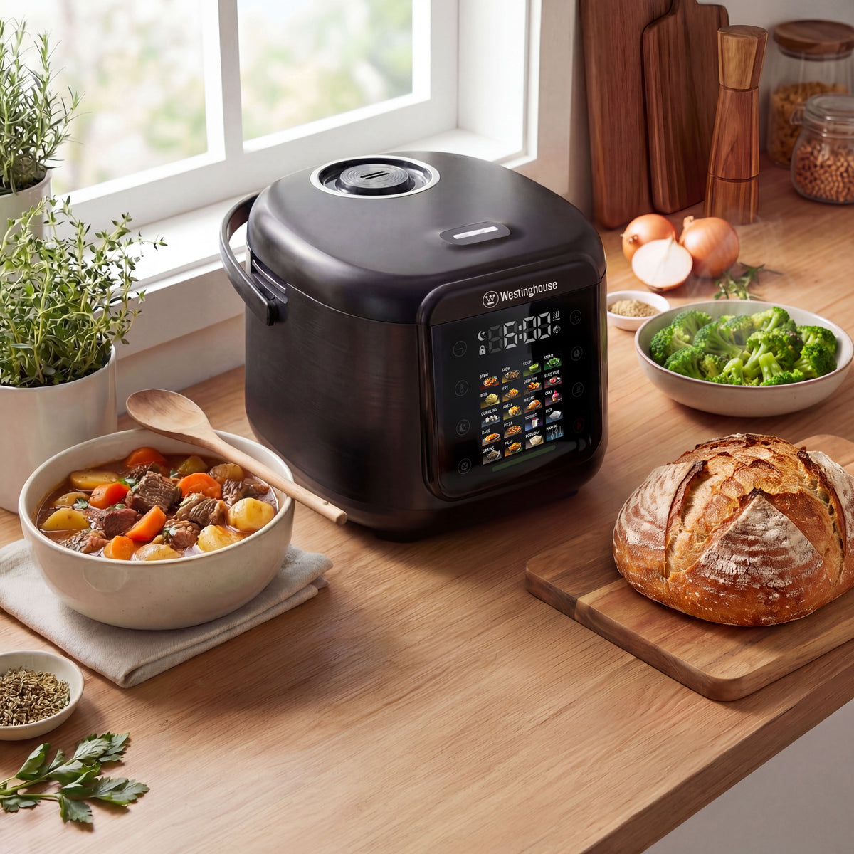 Westinghouse 5L Multi Cooker – 20 Program Digital Touch Cooker