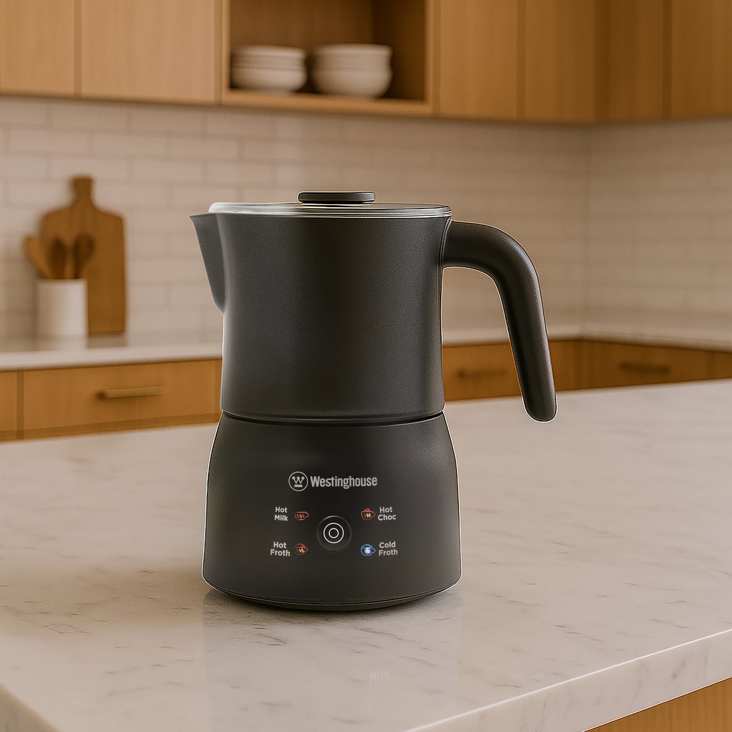 Westinghouse Milk Frother 250ml Black