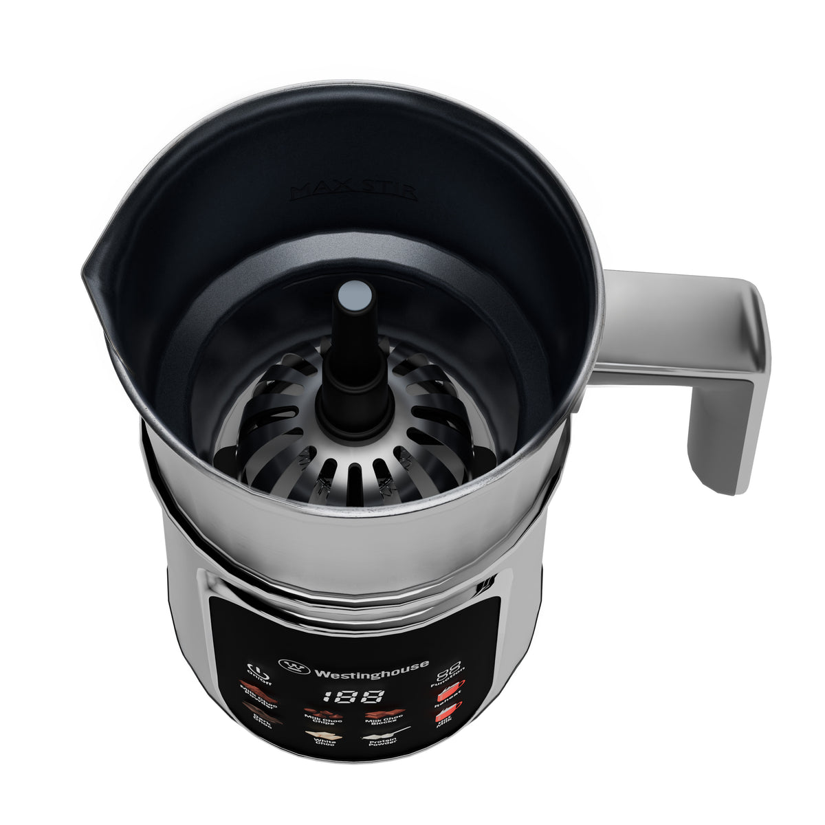 Westinghouse Digital Hot Chocolate Maker – Stainless Steel with Touchscreen & 8 Functions