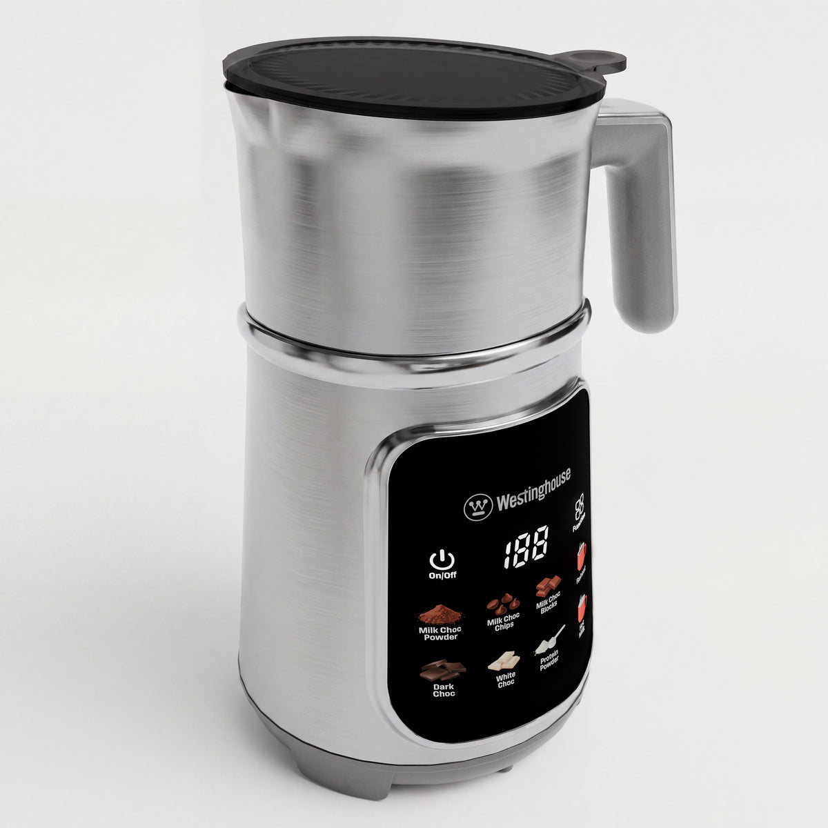 Westinghouse Digital Hot Chocolate Maker – Stainless Steel with Touchscreen & 8 Functions