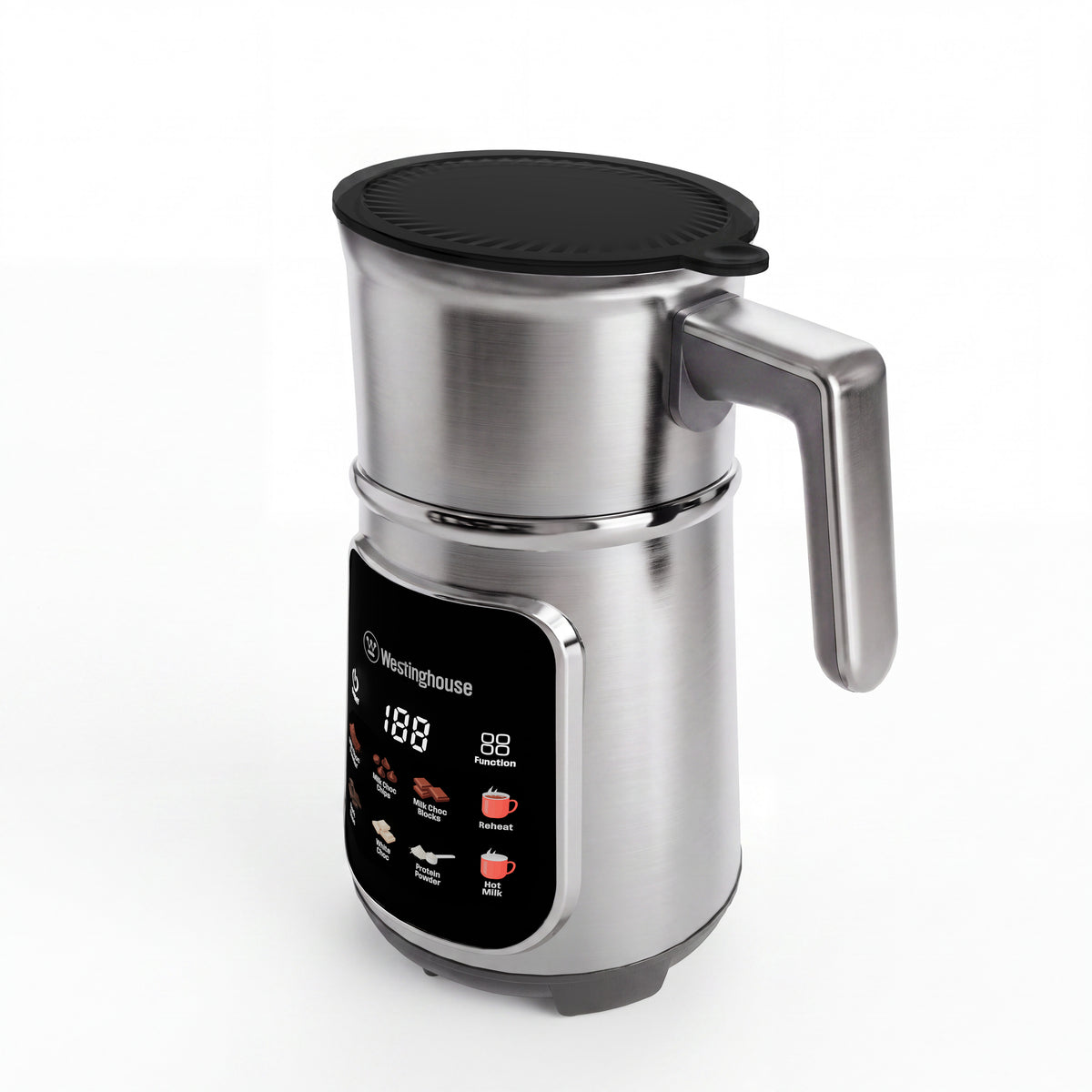 Westinghouse Digital Hot Chocolate Maker – Stainless Steel with Touchscreen & 8 Functions