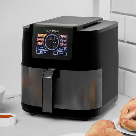 Westinghouse XL Air Fryer Smart Logic 1700W 8L Black Stainless Steel