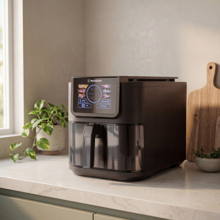 Westinghouse XL Air Fryer Smart Logic 1700W 8L Black Stainless Steel