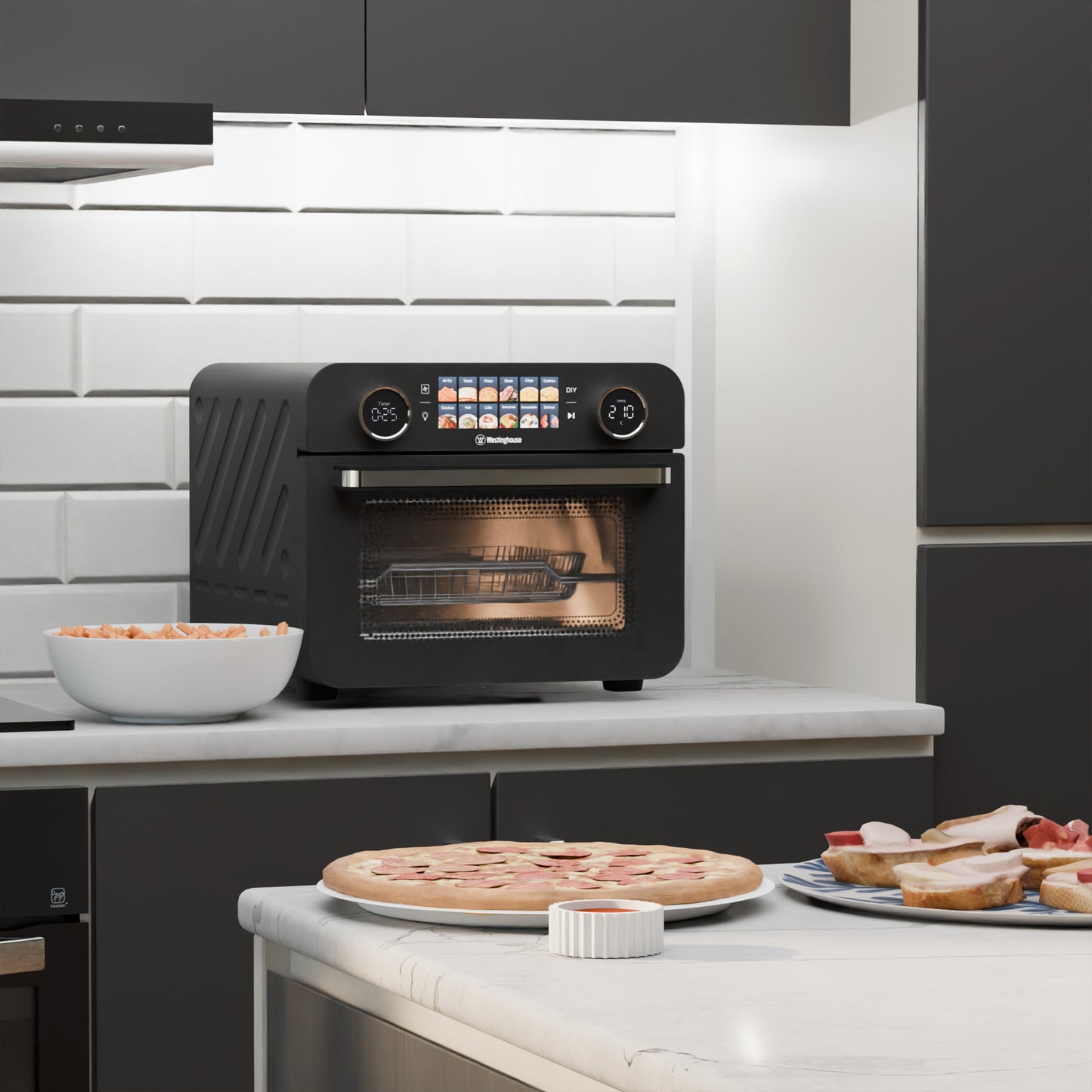 Westinghouse Digital Air Fryer Oven 2200W 25L Black