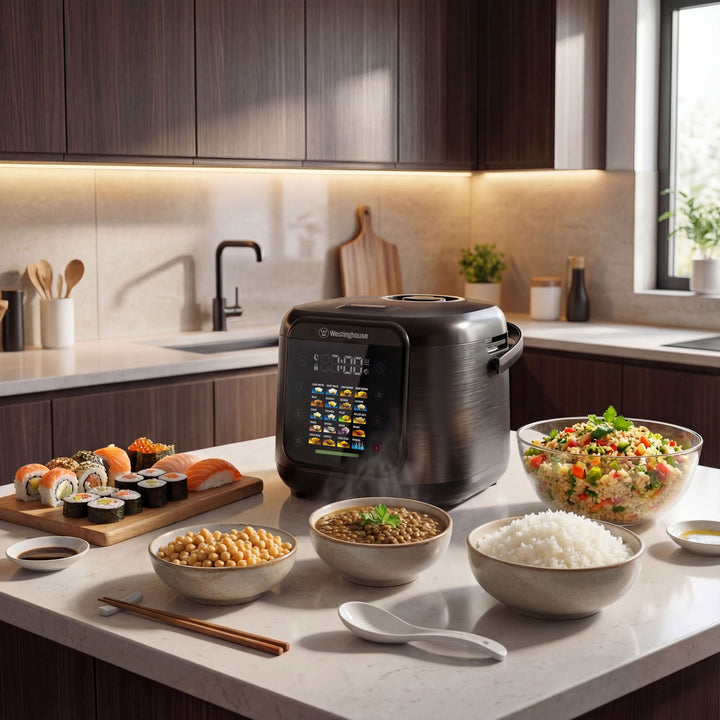Westinghouse Smart 5L Rice, Grains & Pulse Cooker – 20 Auto Programs