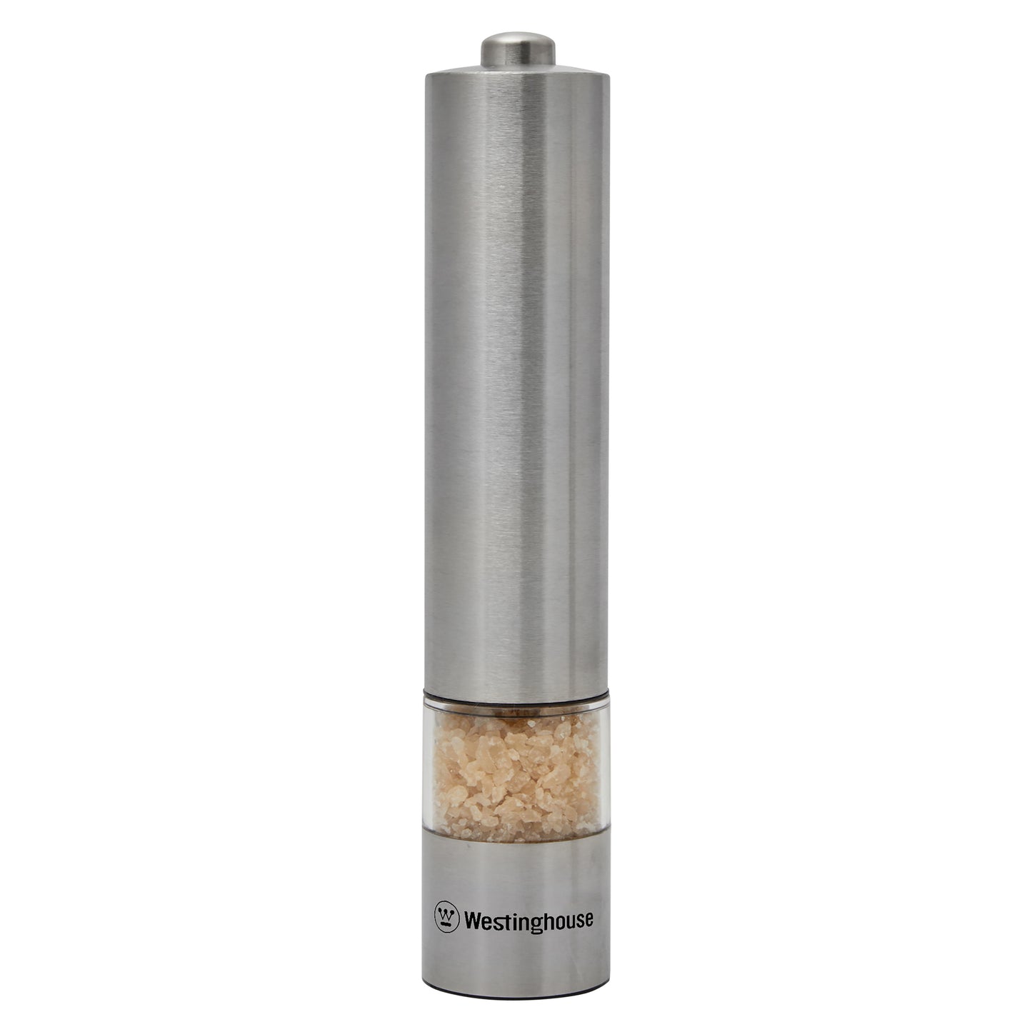 Westinghouse Salt and Pepper Mill Pair Electric Stainless Steel, LED Light