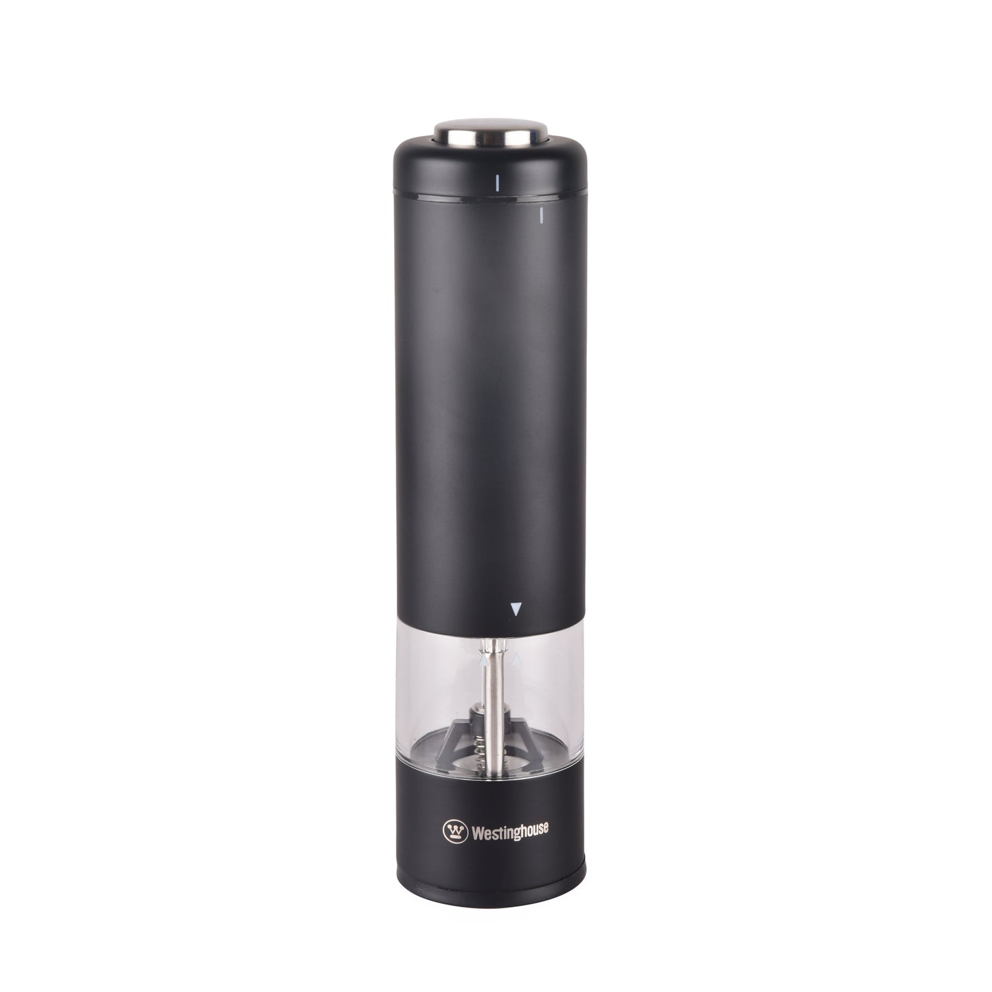 Westinghouse Electric Salt and Pepper Mill Pair Satin Black, LED Light