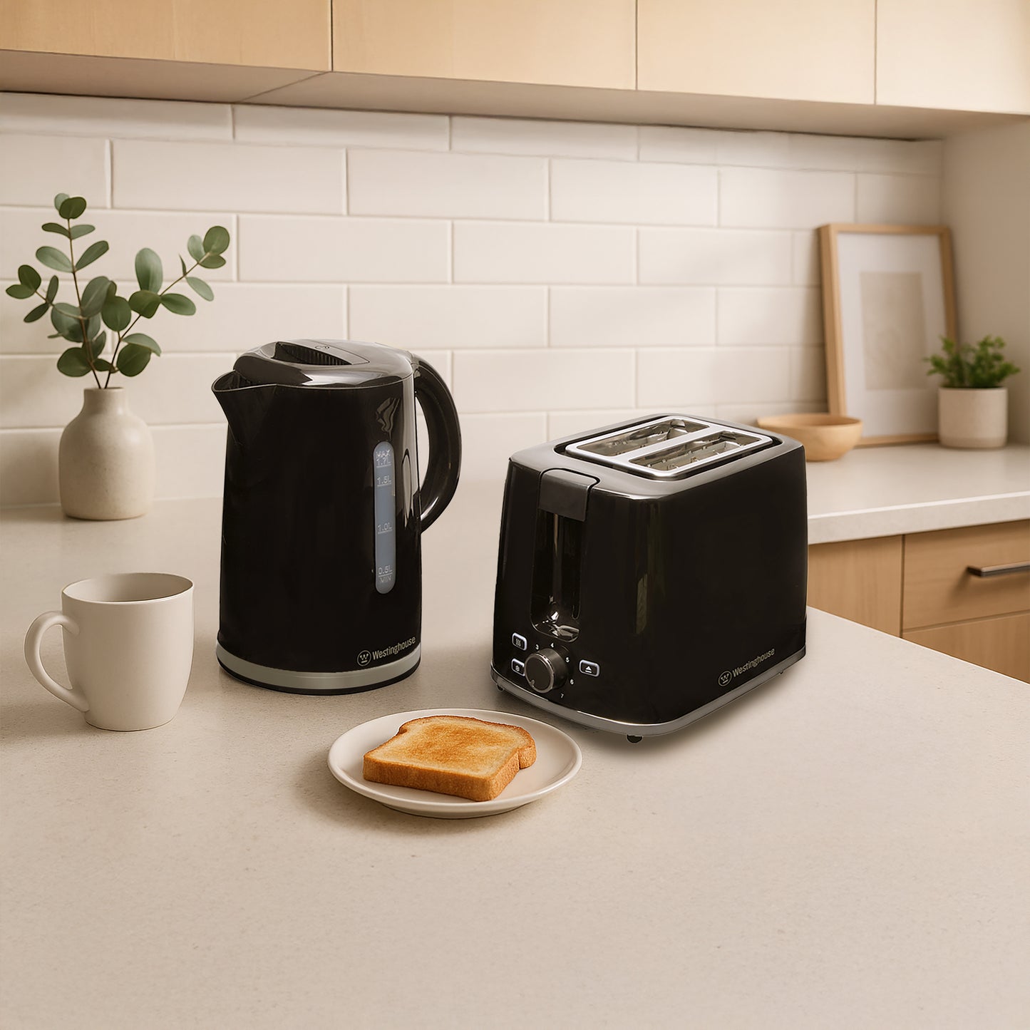 Westinghouse Toaster 2 Slice Black