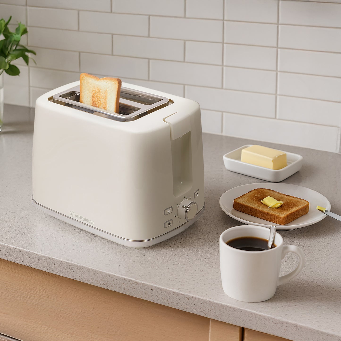 Westinghouse Toaster 2 Slice White