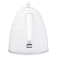 Westinghouse Kettle and Toaster Pack White Striped 1.7L Kettle, 2 Slice Toaster