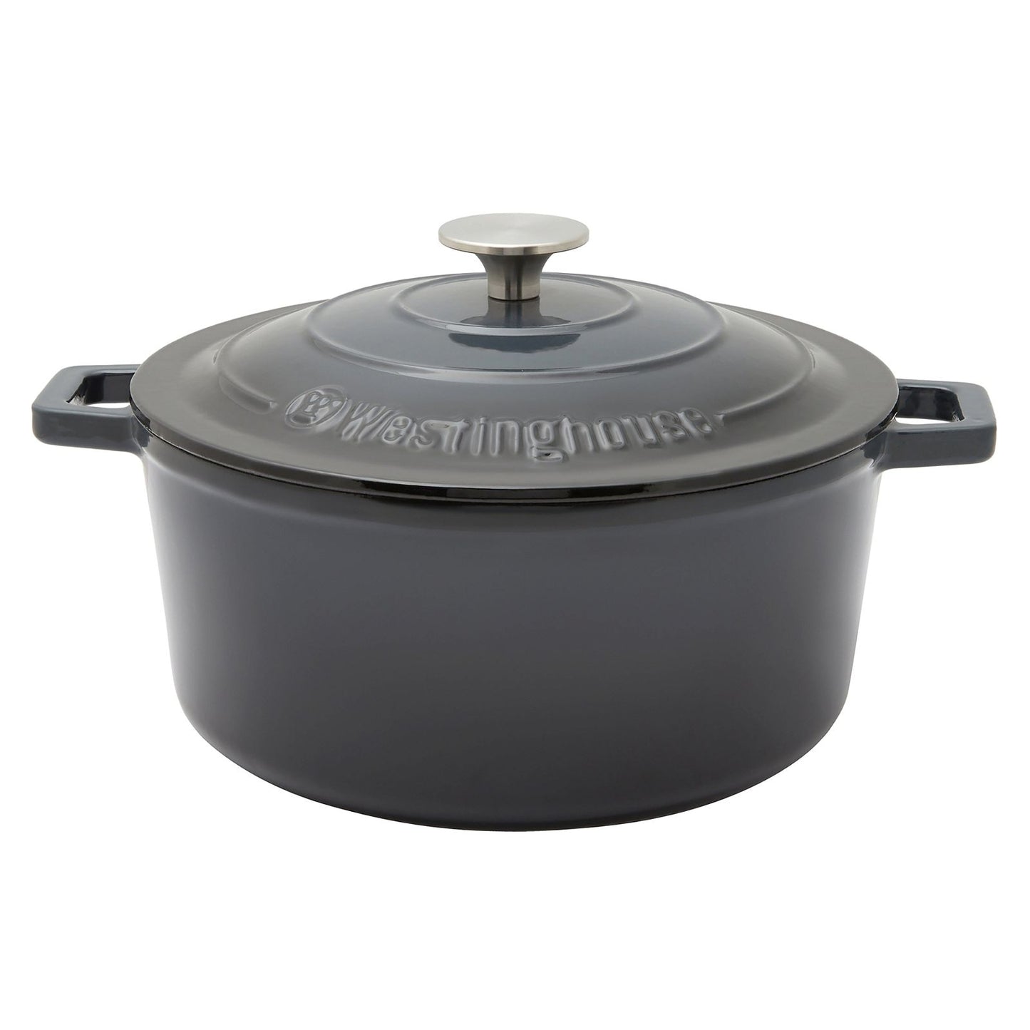 Westinghouse Cast Iron Pot 25cm Round Grey-#product_category#- Distributed by:  under license