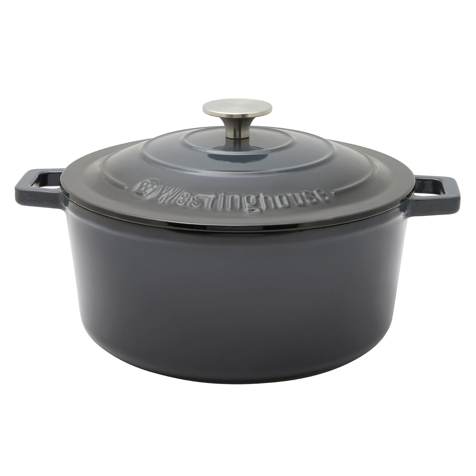 Westinghouse Cast Iron Pot 25cm Round Grey-#product_category#- Distributed by:  under license