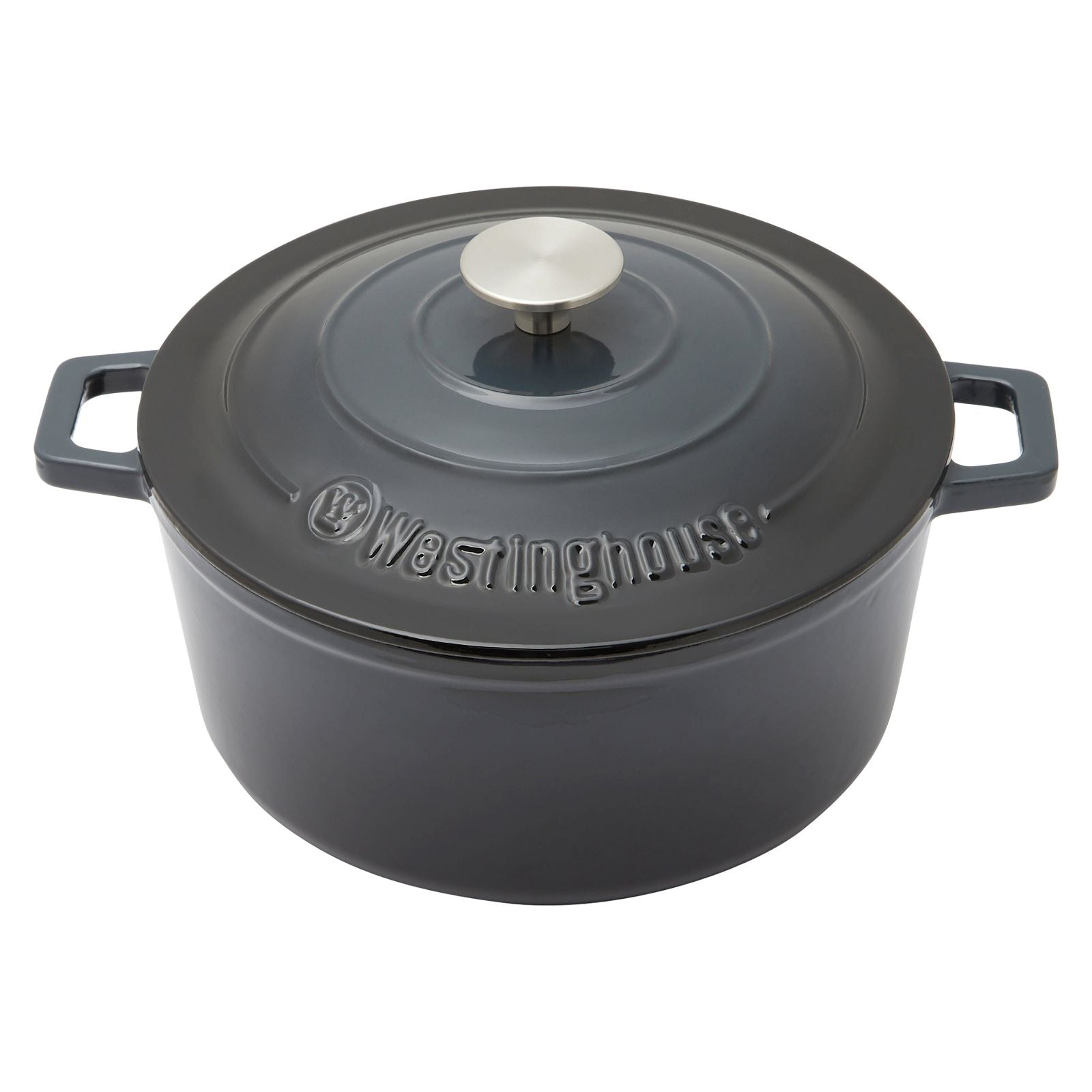 Westinghouse Cast Iron Pot 25cm Round Grey-#product_category#- Distributed by:  under license