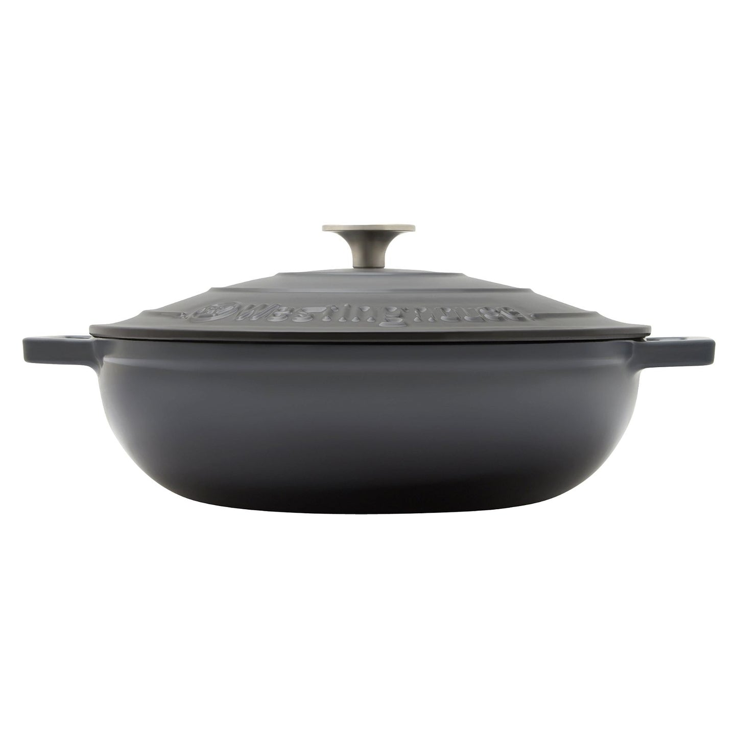Westinghouse Cast Iron Pot 30cm Shallow Grey-#product_category#- Distributed by:  under license