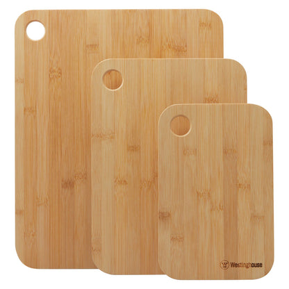 Westinghouse Chopping Board Set 3 Piece Bamboo-#product_category#- Distributed by:  under license