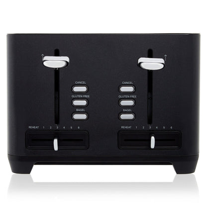 Westinghouse Four Slice Black Stainless Steel Toaster-#product_category#- Distributed by:  under license