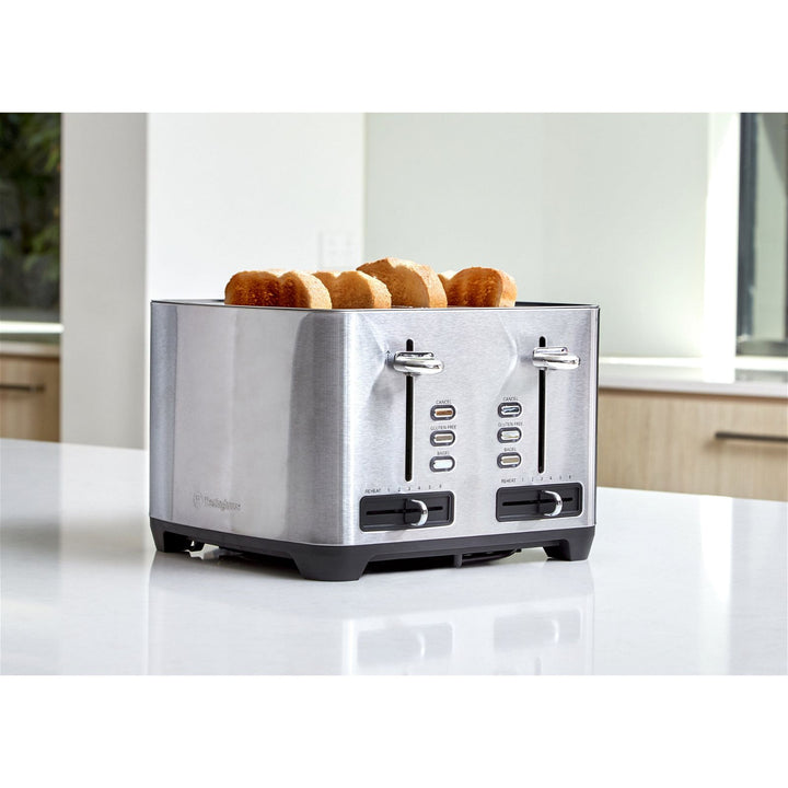 Westinghouse Four Slice Stainless Steel Toaster-#product_category#- Distributed by: Westinghouse under license
