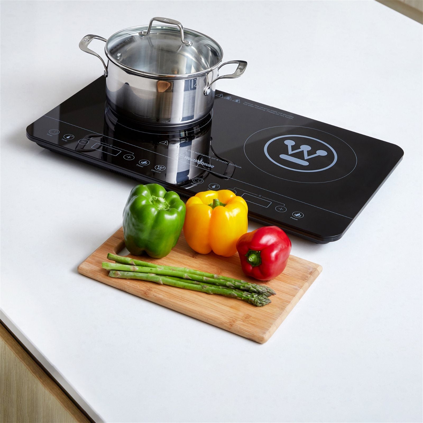 Westinghouse Induction Cooktop 2400W Double-#product_category#- Distributed by:  under license