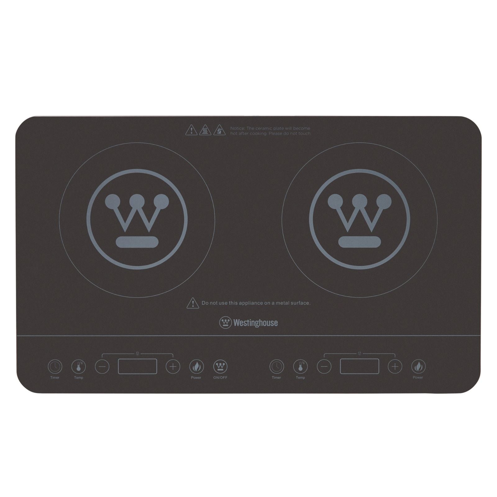Westinghouse Induction Cooktop 2400W Double-#product_category#- Distributed by:  under license
