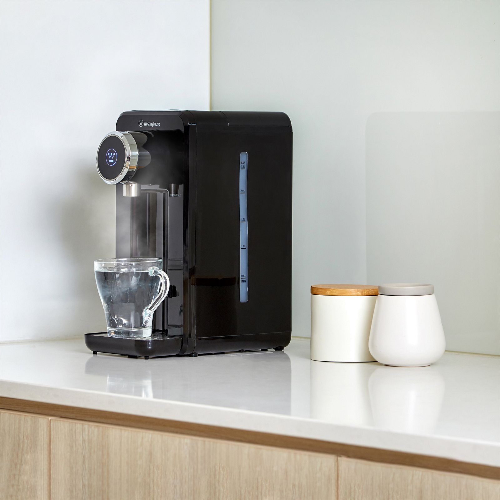 Westinghouse Instant Hot Water Dispenser 2.5L Black westinghousesmallappliances