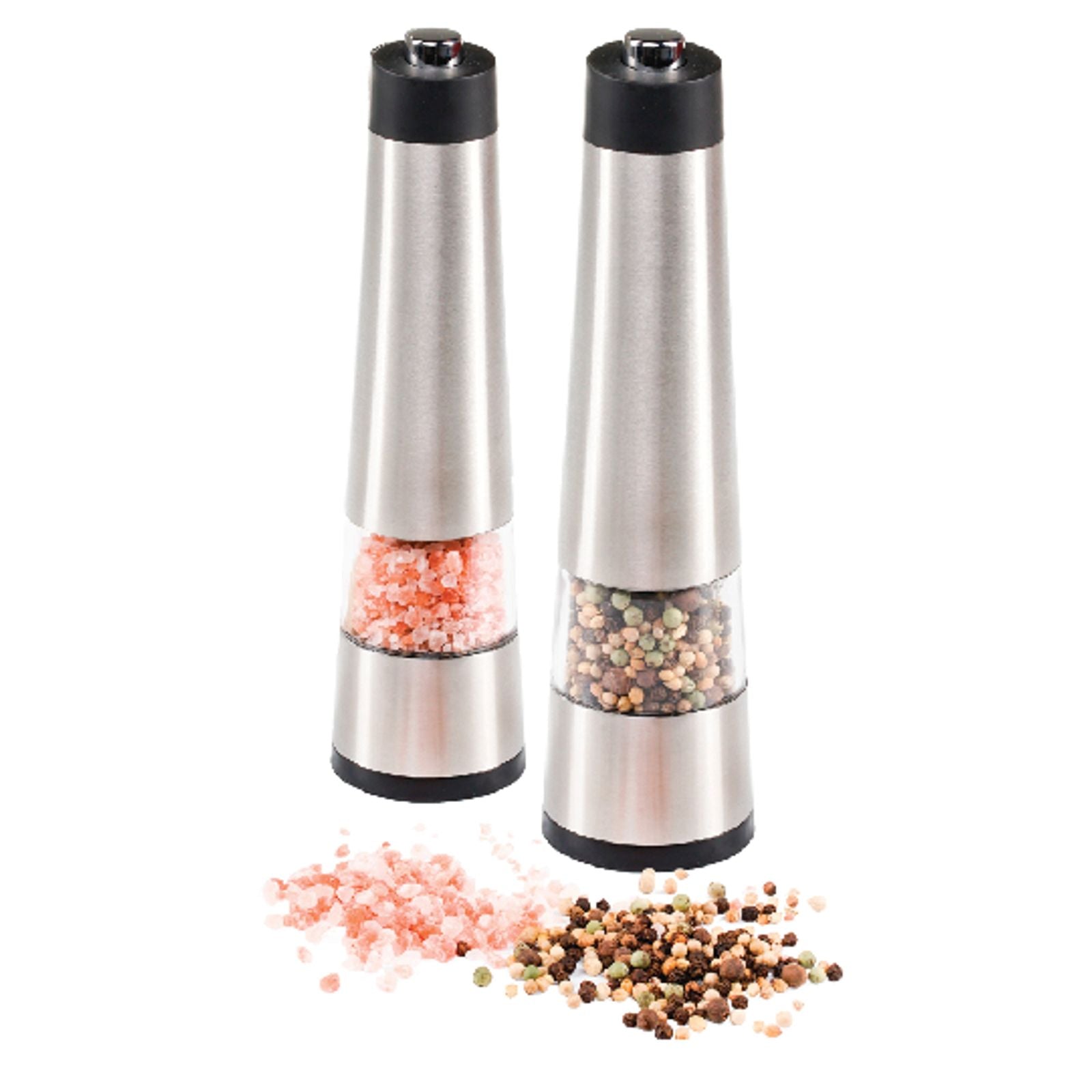 Westinghouse Salt and Pepper Mill Pair Electric Stainless Steel -  -  