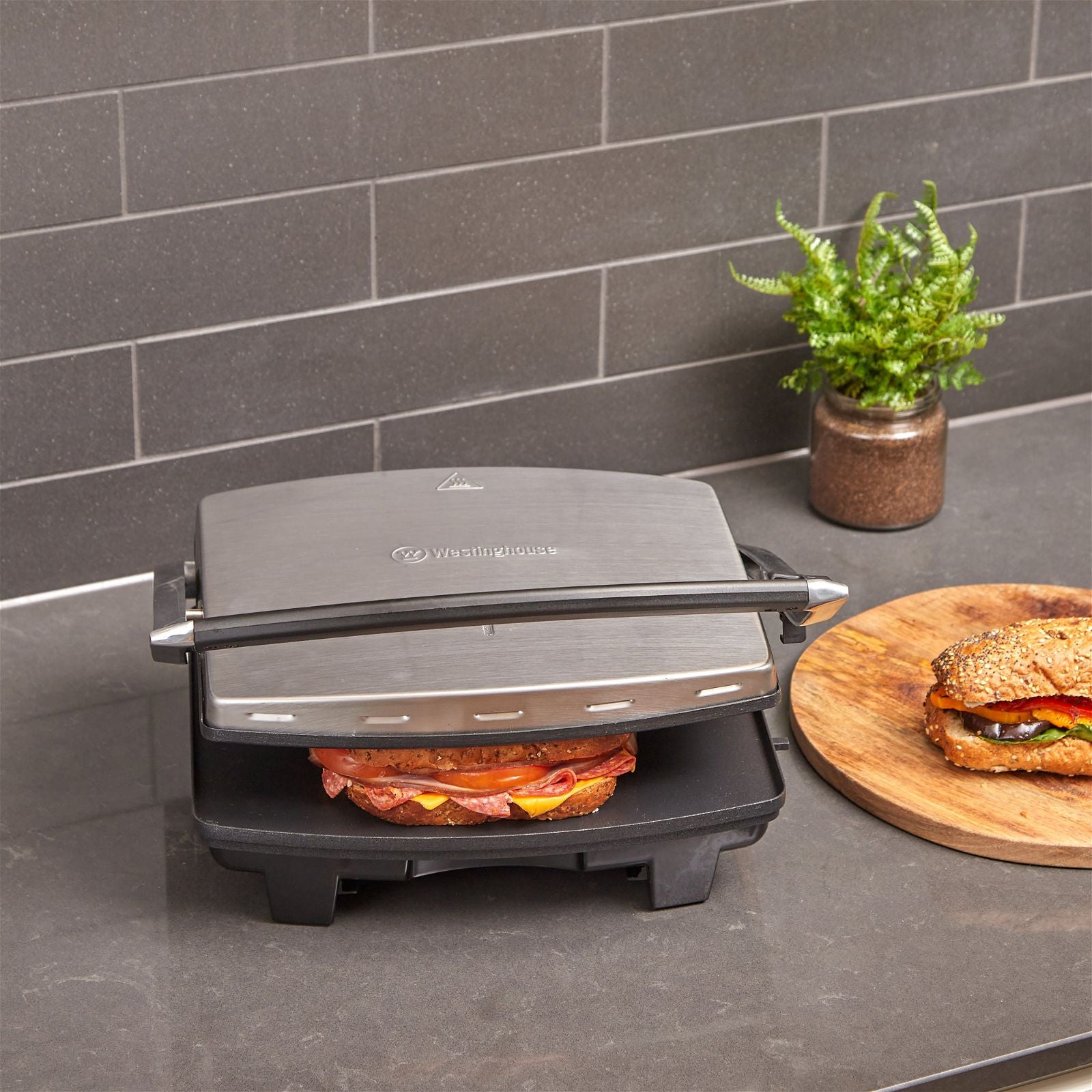 Flat sandwich press best sale