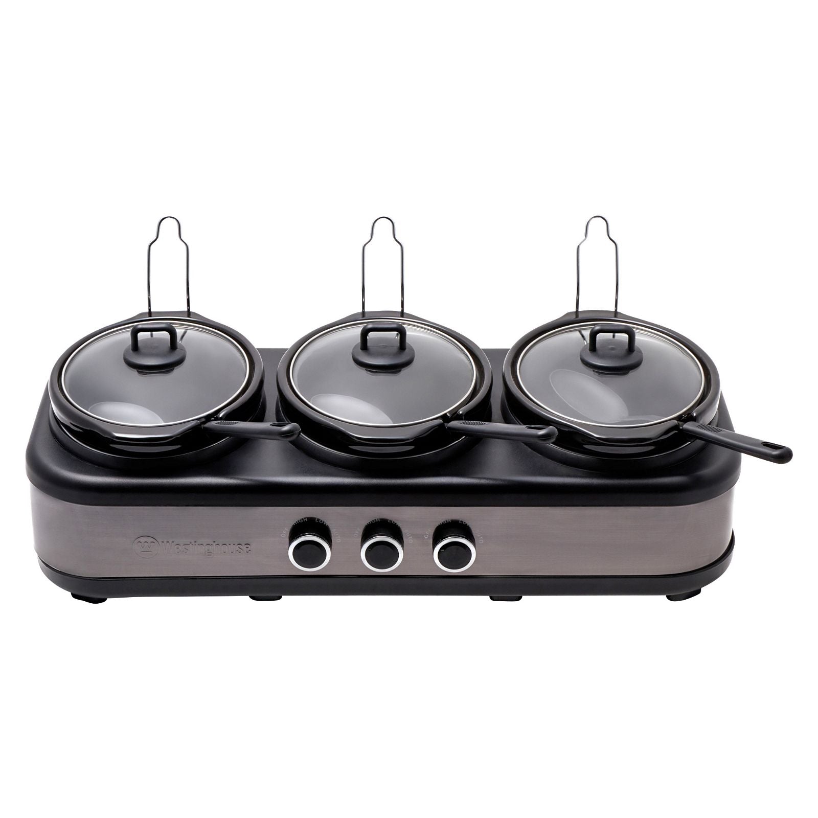 Westinghouse Slow Cooker 3 x 2.5L Ceramic Pots Auto Function -  -  