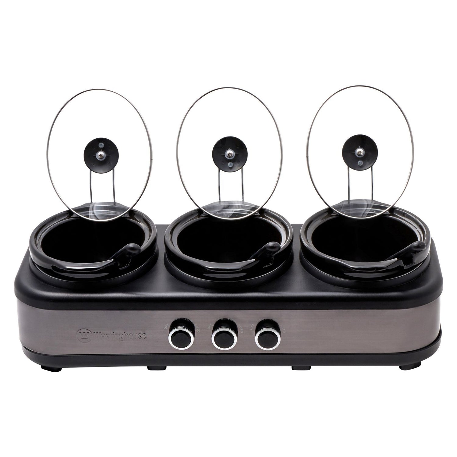 Westinghouse Slow Cooker 3 x 2.5L Ceramic Pots Auto Function -  -  