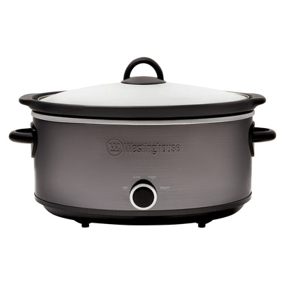 Westinghouse Slow Cooker 6.5L Black Stainless Steel -  -  