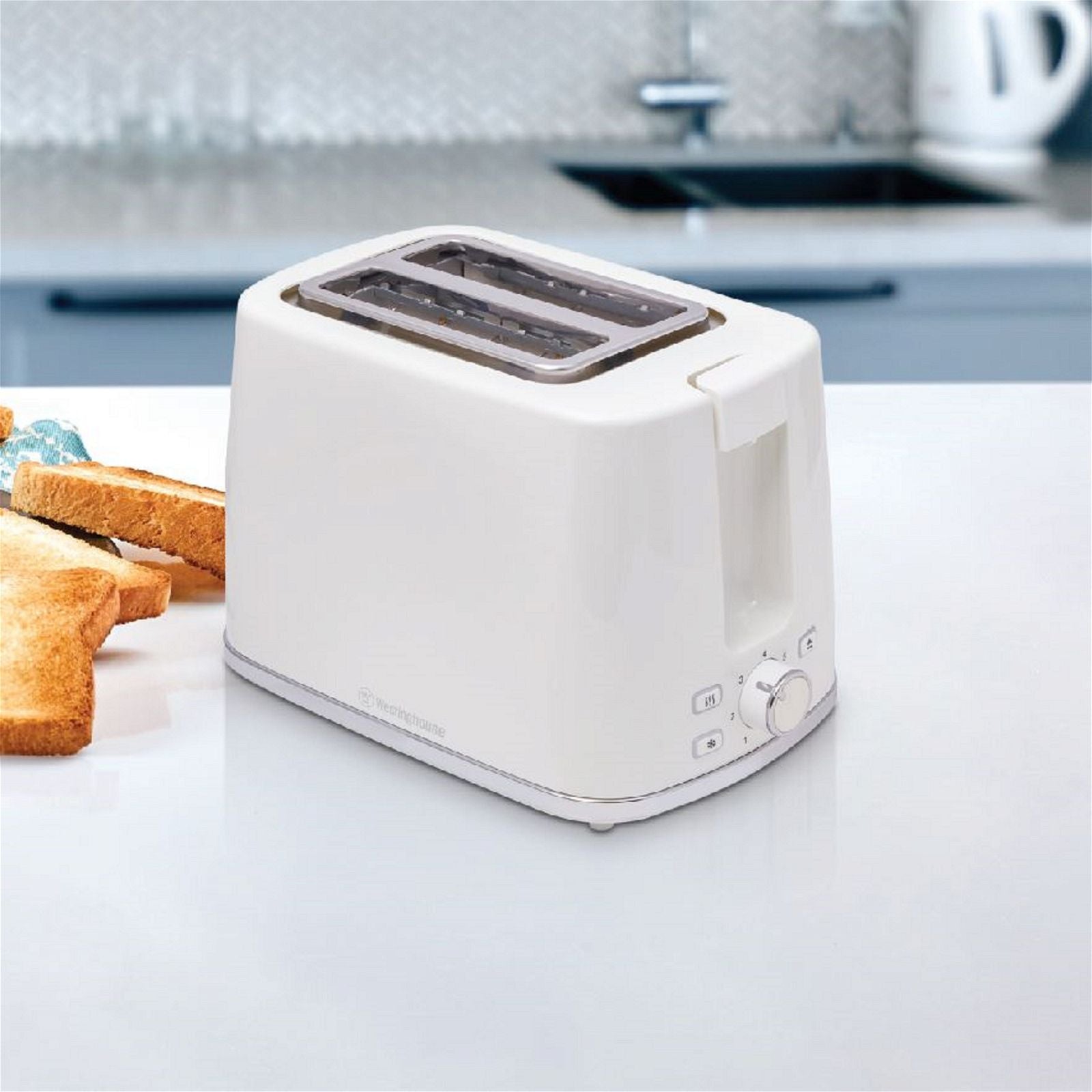 Toaster Slice Westinghouse 4-Slice Stainless Steel Toaster