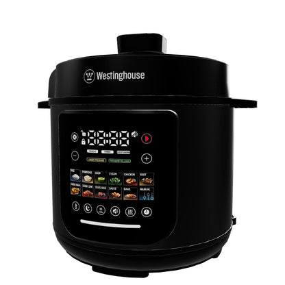 Westinghouse 6L Pressure Cooker All-in-one 11 Program Digital Touch Cooker Black