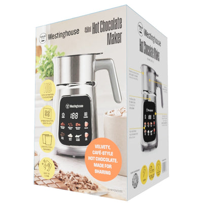Westinghouse Digital Hot Chocolate Maker – Stainless Steel with Touchscreen & 8 Functions